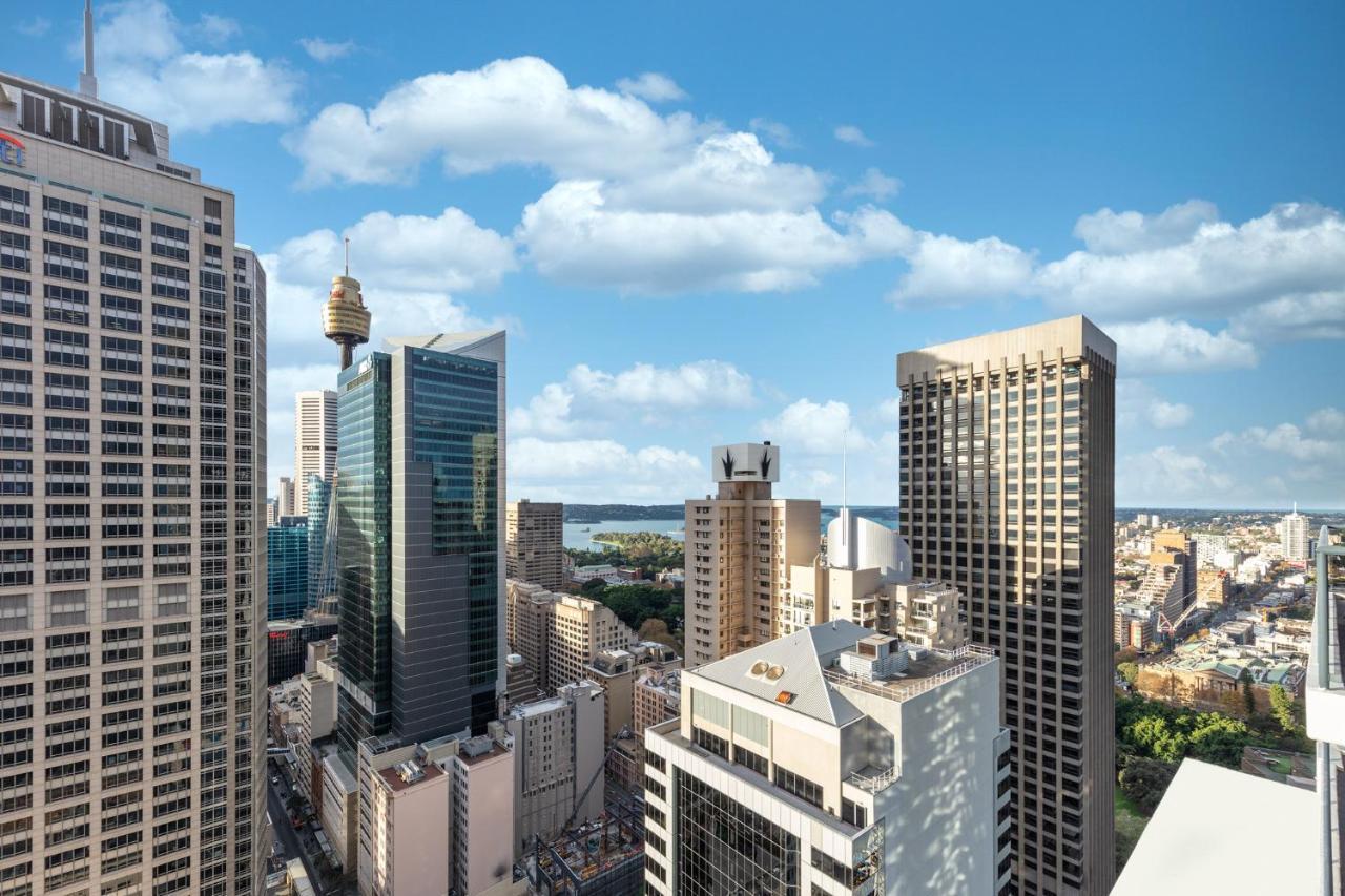 Meriton Suites Pitt Street, Sydney Exterior photo The view from the 26th floor of the hotel